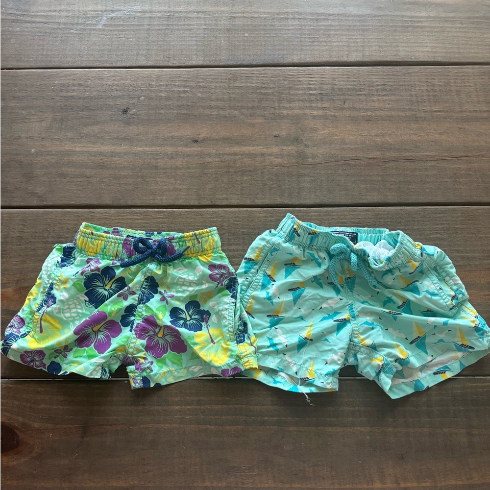 Colorful Kids' Swim Shorts Set